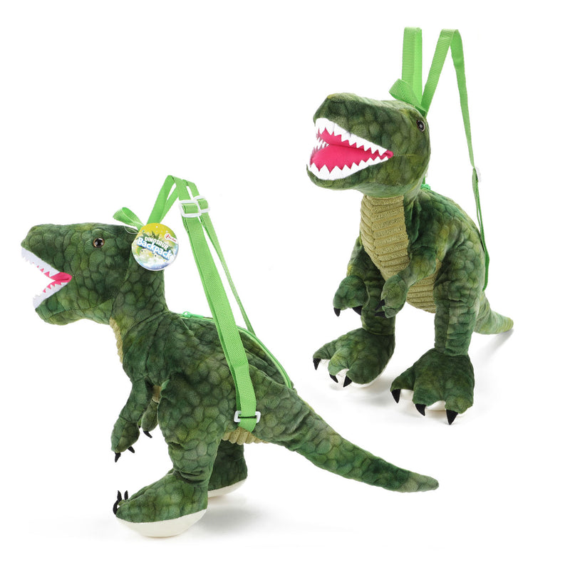 Load image into Gallery viewer, Toi-toys pluchen t-rex rugzak 50 cm