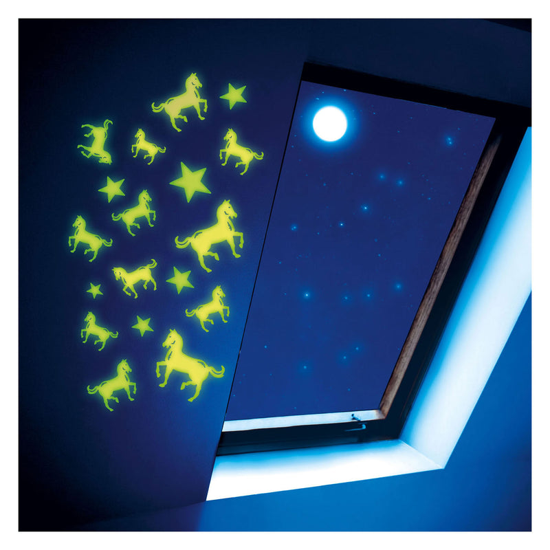 Load image into Gallery viewer, Toi-toys glow n fun glow in the dark paarden