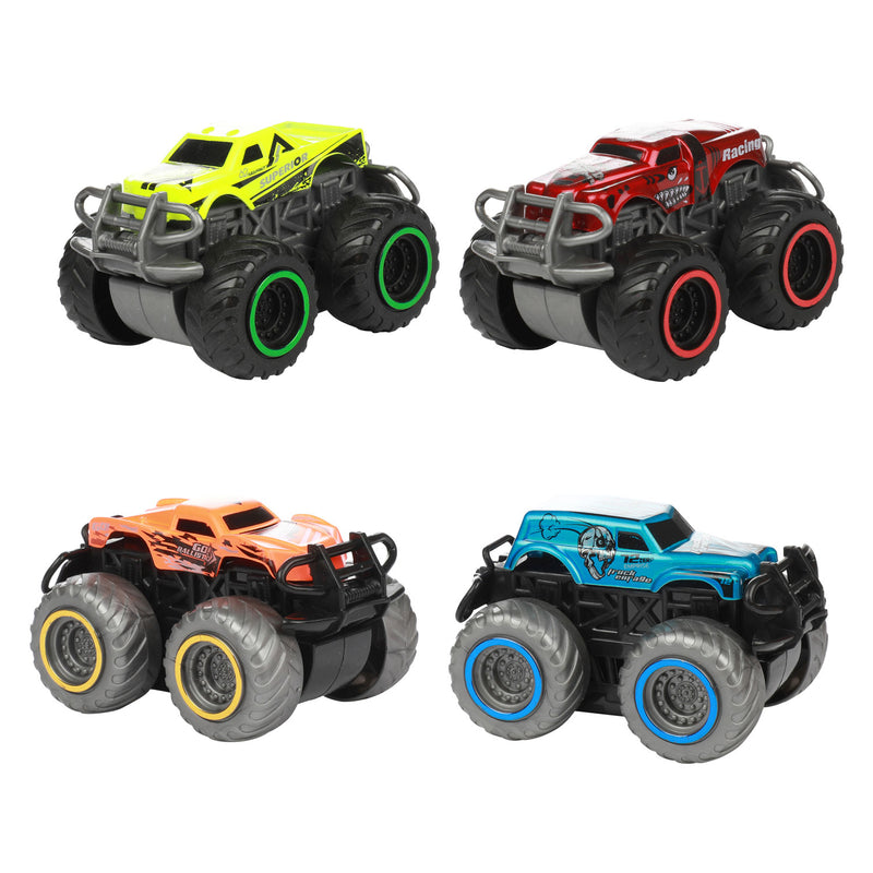 Afbeelding laden in galerijviewer, Toi-toys vehicool monster trucks met afschieter