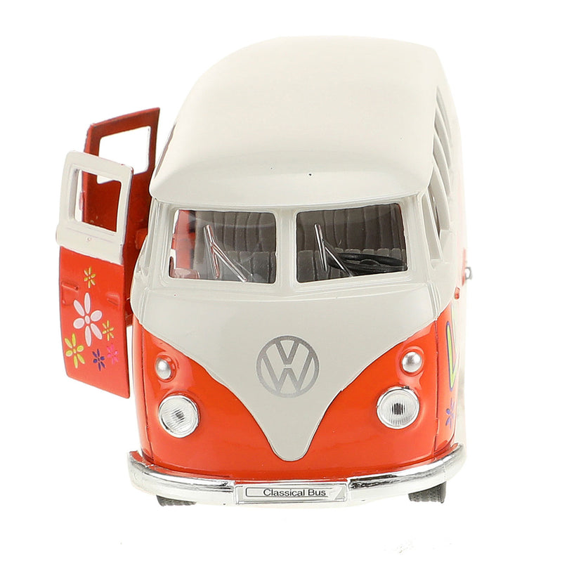 Load image into Gallery viewer, Welly Volkswagen 1962 Bus met Print Modelauto