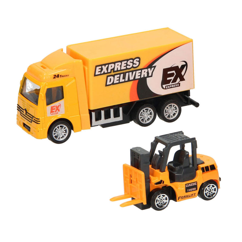 Load image into Gallery viewer, Toi-toys metalworld frictie werkvoertuig - 2dlg.