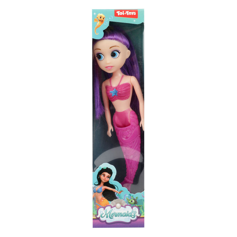 Load image into Gallery viewer, Toi-toys mermaids zeemeerminpop met buigbare staart, 18cm