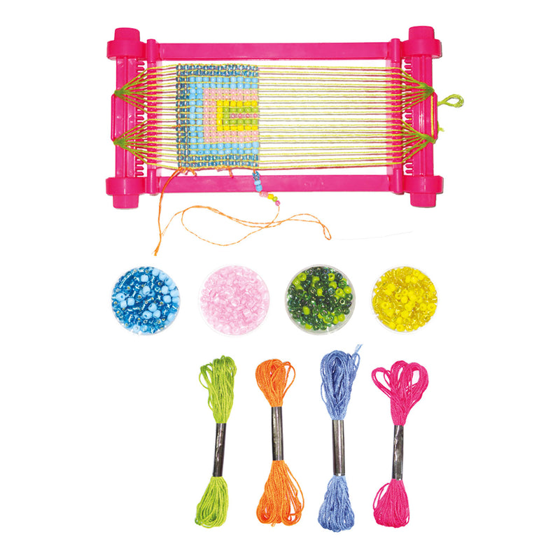 Load image into Gallery viewer, Toi-toys weefgetouw met garen en kralenset