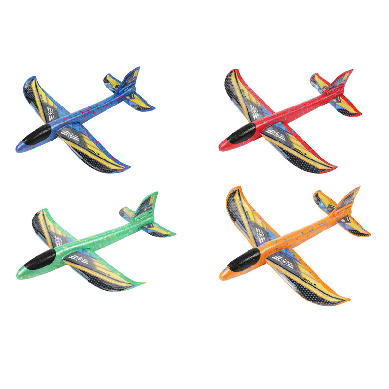 Load image into Gallery viewer, Toi-toys toi toys o play foam vliegtuig 36cm met stickers