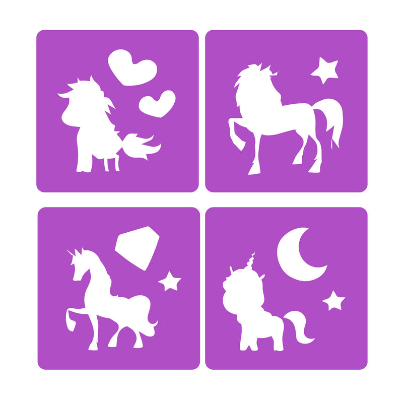 Load image into Gallery viewer, Toi-toys toi toys unicorn stoepkrijt + sjablonen