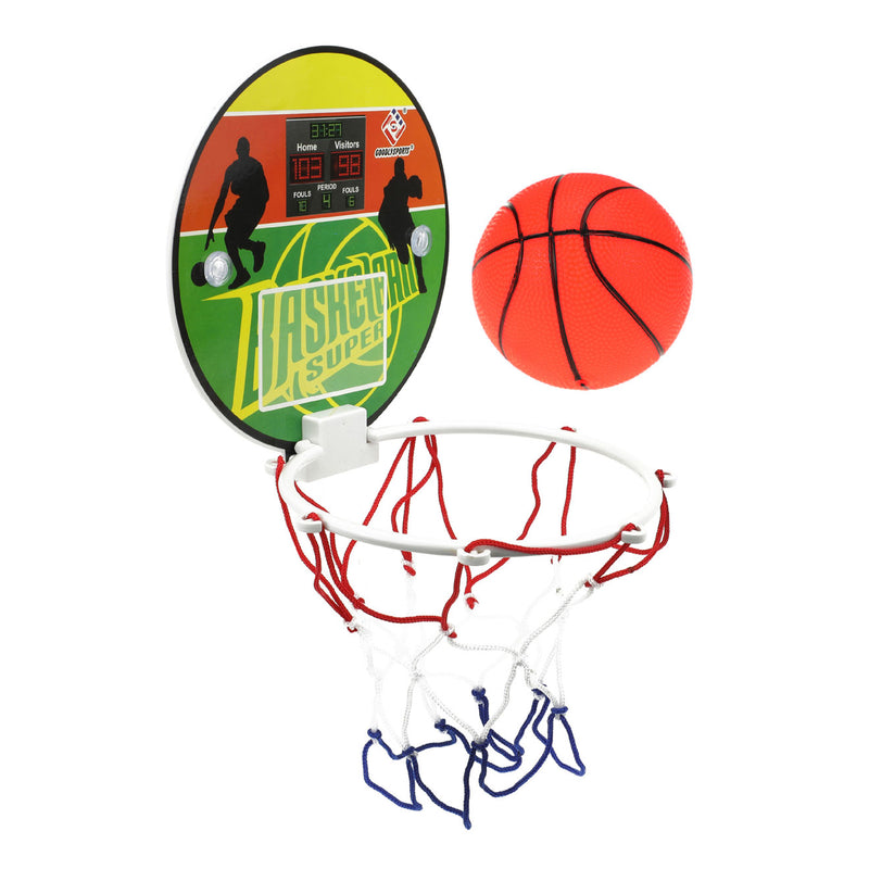 Afbeelding laden in galerijviewer, Toi-toys mini basketbalset met bal en zuignappen