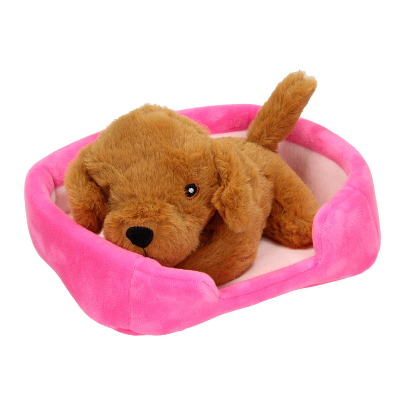 Load image into Gallery viewer, Toi-toys pluchen hond in mand
