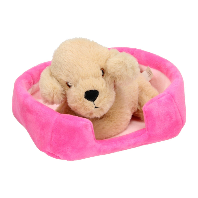 Load image into Gallery viewer, Toi-toys pluchen hond in mand