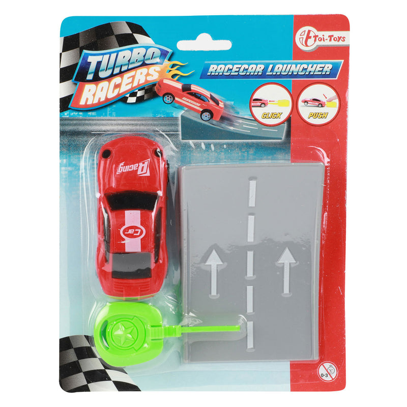 Load image into Gallery viewer, Turbo racers afschiet rallyauto met schans
