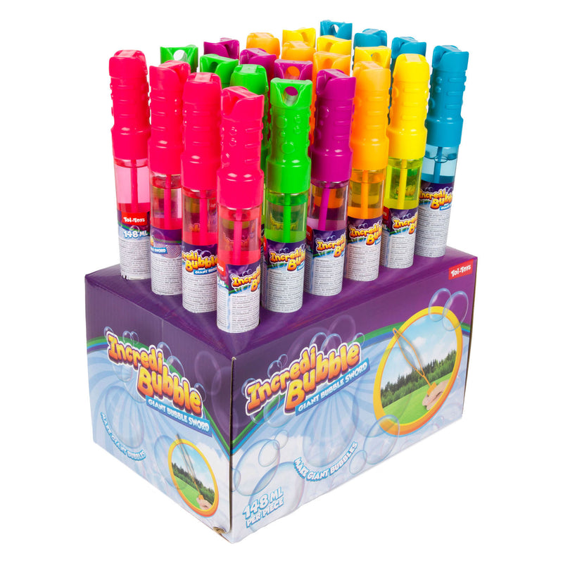 Load image into Gallery viewer, Toi-toys incredibubble bellenblaaszwaard 148ml, 24st.