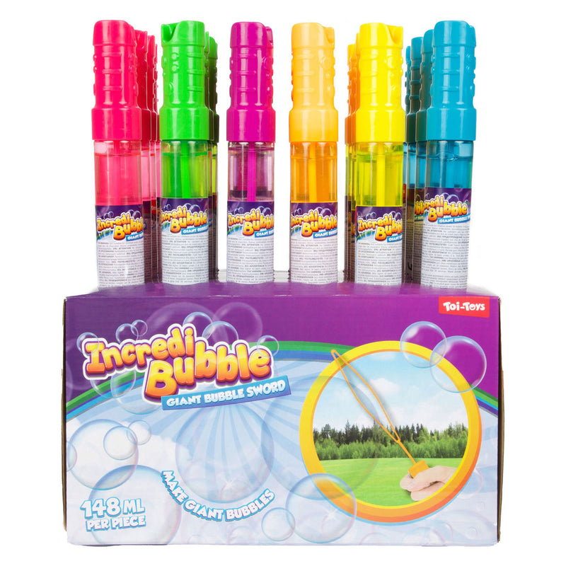 Load image into Gallery viewer, Toi-toys incredibubble bellenblaaszwaard 148ml, 24st.