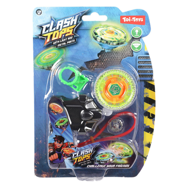 Load image into Gallery viewer, Toi-toys metalen tol gyro battle met licht