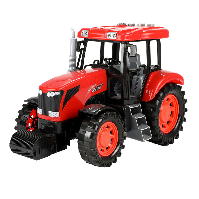 Load image into Gallery viewer, Toi-toys tractor groot met licht en geluid rood