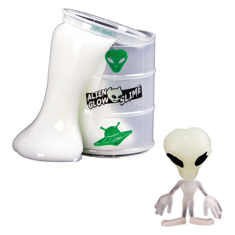Load image into Gallery viewer, Toi-toys glow n fun olievat met glow in te dark slijm alien