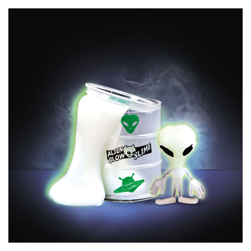 Load image into Gallery viewer, Toi-toys glow n fun olievat met glow in te dark slijm alien