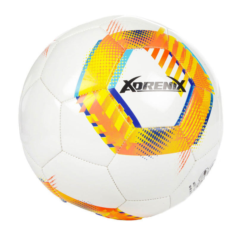 Load image into Gallery viewer, Adrenix voetbal hybrid tech 23cm - kleurrijke voetbal kunstleder.