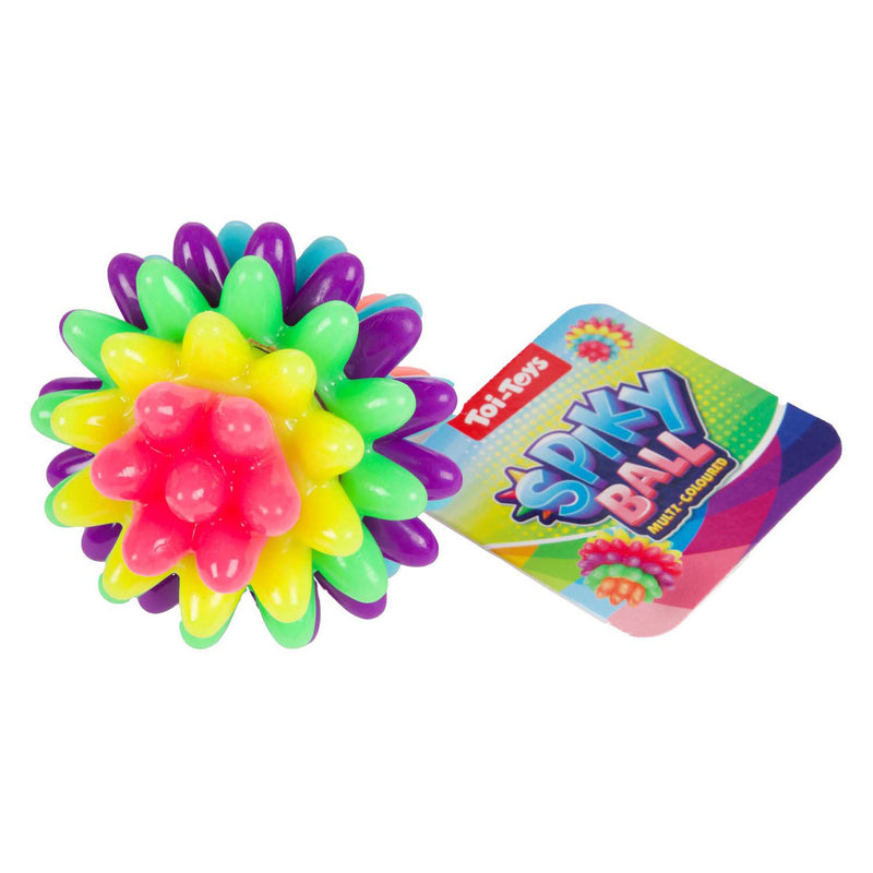 Afbeelding laden in galerijviewer, Sensorische regenboogbal spikey
