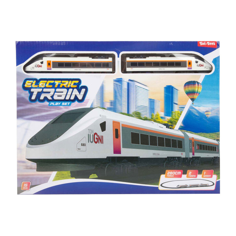 Load image into Gallery viewer, Toi-toys treinset elektrische high speed rails, 15dlg.