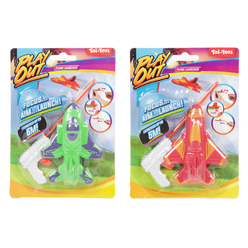 Load image into Gallery viewer, Toi-toys toi toys air afschietvliegtuigje foam op kaart