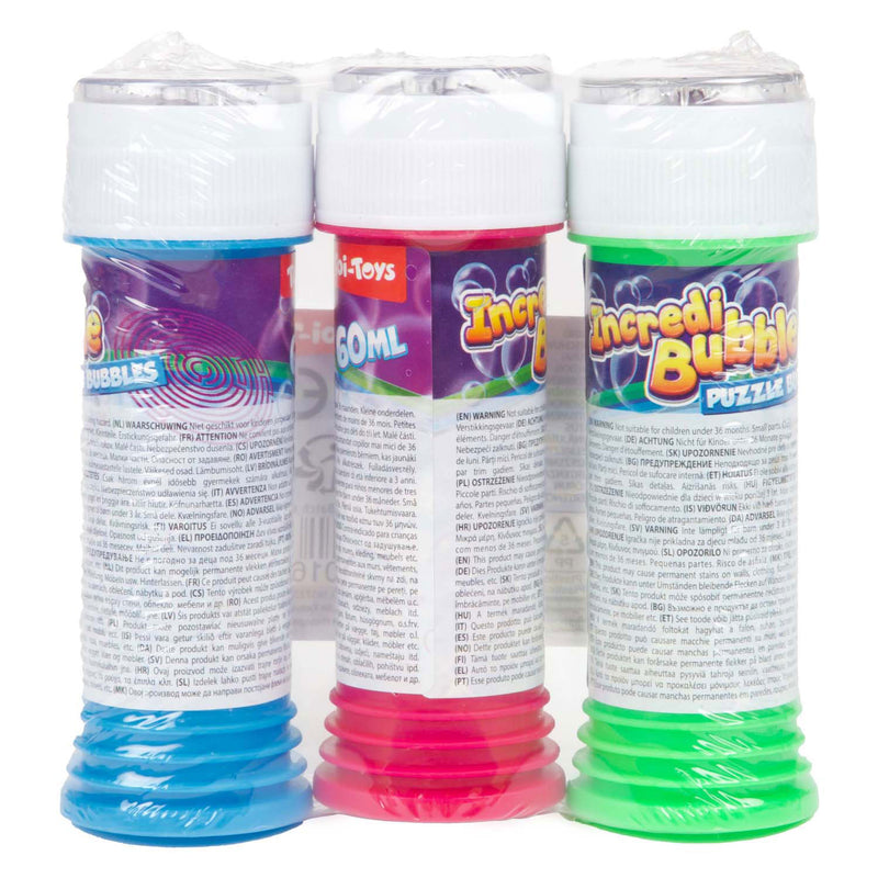 Afbeelding laden in galerijviewer, Toi-toys incredibubble bellenblaas met geduldspel, 3st.