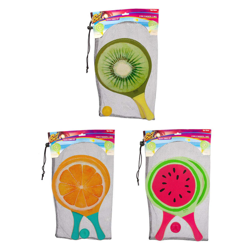 Afbeelding laden in galerijviewer, Toi-toys strand tennisset fruit, 3dlg.