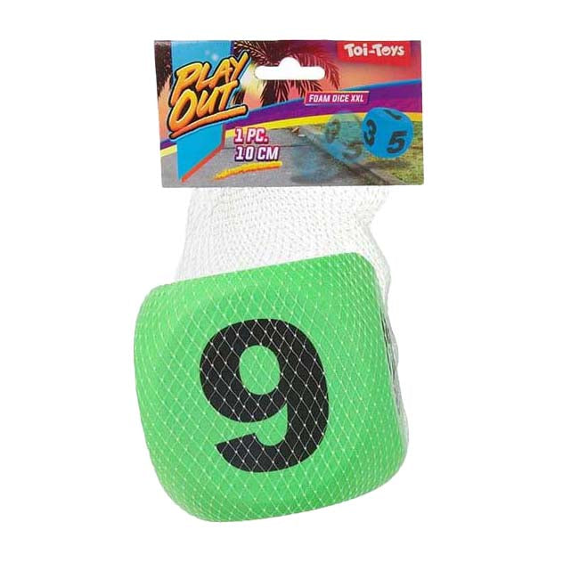 Afbeelding laden in galerijviewer, Toi-toys toi toys play out foam dobbelsteen xxl bright 10cm 4 assorti
