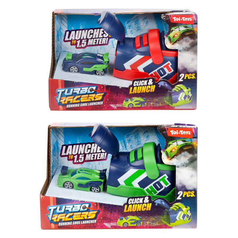 Load image into Gallery viewer, Toi-toys turbo racers rally auto met schoen afschieter