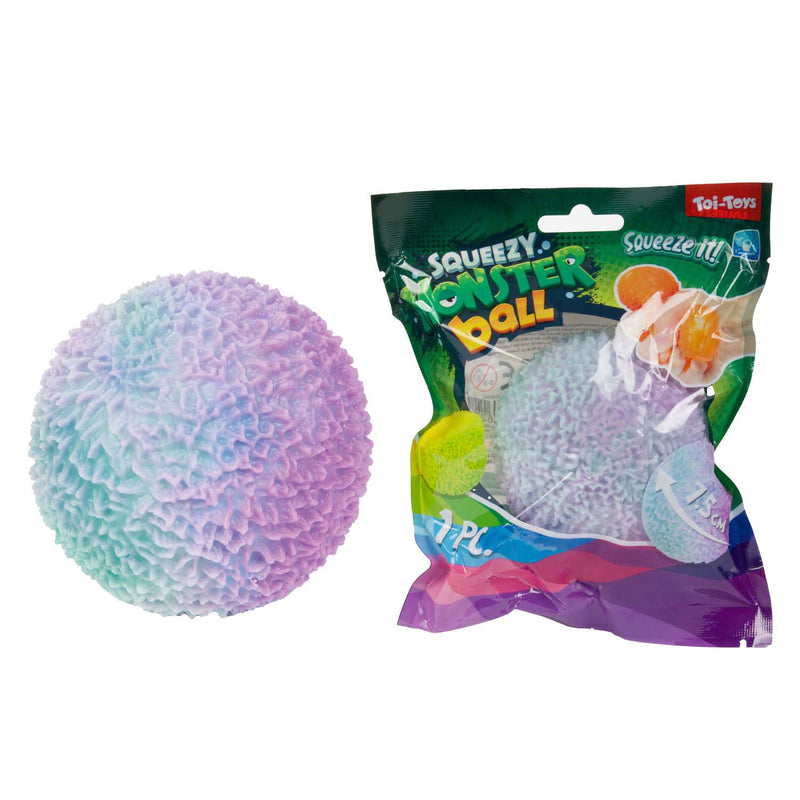Afbeelding laden in galerijviewer, Toi-toys fun textuurknijpbal moss gevuld met foam, 8cm