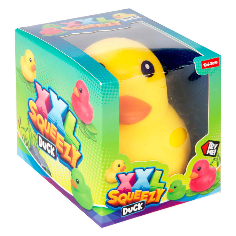 Afbeelding laden in galerijviewer, Toi-toys fun kneedeend xxl rekbaar, 15cm