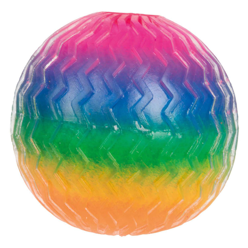 Load image into Gallery viewer, Toi-toys fun knijpbal rainbow ribbing foam 7cm