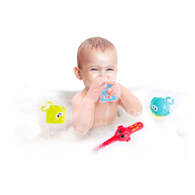 Load image into Gallery viewer, Toi-toys little stars badspeelgoed vishengel met 3 vissen, 4dlg.