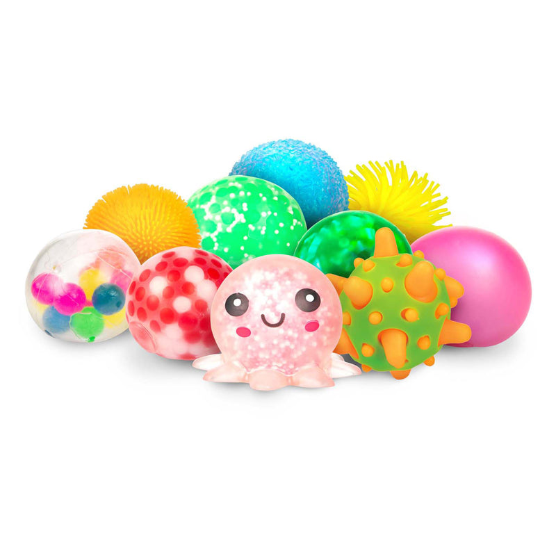 Load image into Gallery viewer, Toi-toys knijpballen 5cm doos a 10 stuks