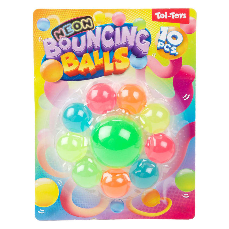Load image into Gallery viewer, Toi-toys fun stuiterballen, 10st.