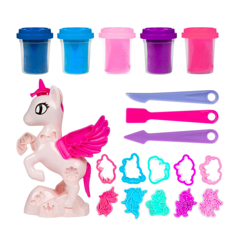 Load image into Gallery viewer, Toi-toys sculptidough kleiset eenhoorn, 5dlg.
