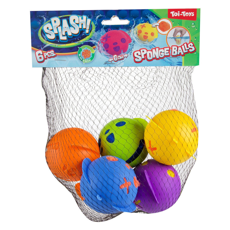 Load image into Gallery viewer, Toi-toys splash super splashballen 6 stuks 6cm