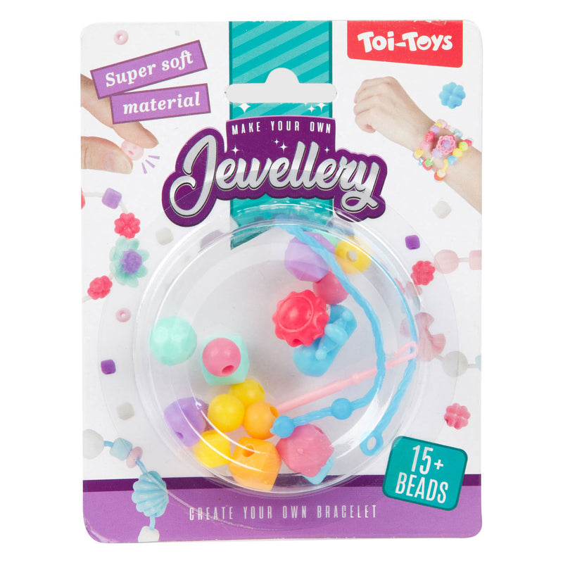 Afbeelding laden in galerijviewer, Toi-toys jewellery armband maken met zachte kralen 6ass
