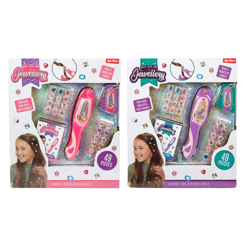 Afbeelding laden in galerijviewer, Toi-toys set haar versieren met juwelen - 49dlg.