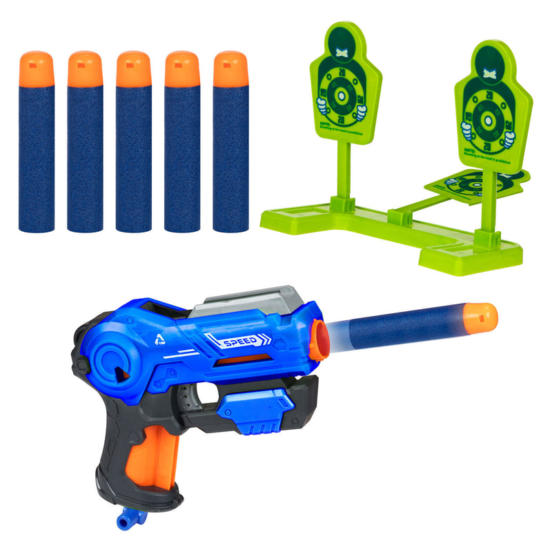 Afbeelding laden in galerijviewer, Toi-toys foam strikex pistool met xl foampijlen en target - 10dlg.