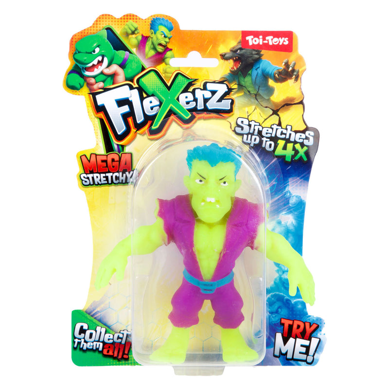 Afbeelding laden in galerijviewer, Toi-toys fun kneedfiguur -flexerz- 16cm rekbaar 6ass