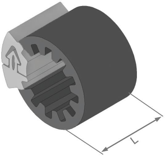 Load image into Gallery viewer, Herth+buss speciale bevestiging clipfixbasic clipfix spacer h+b inner-d=10,5mm,l=30mm
