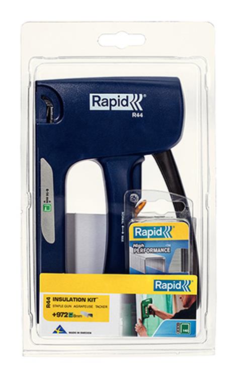 Afbeelding laden in galerijviewer, Rapid 1056820 - isolatieset tacker + nieten in blister | 1 stuks