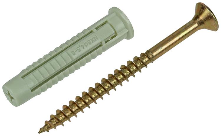 Load image into Gallery viewer, Celo 1047067 - nylon plug fx8 met schroeven 5x60 10 stuks | 1 stuks