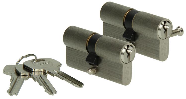 Load image into Gallery viewer, Yale 1006531 - set 2 profielcilinders 500 mv 60mm(30 30) | 5 stuks