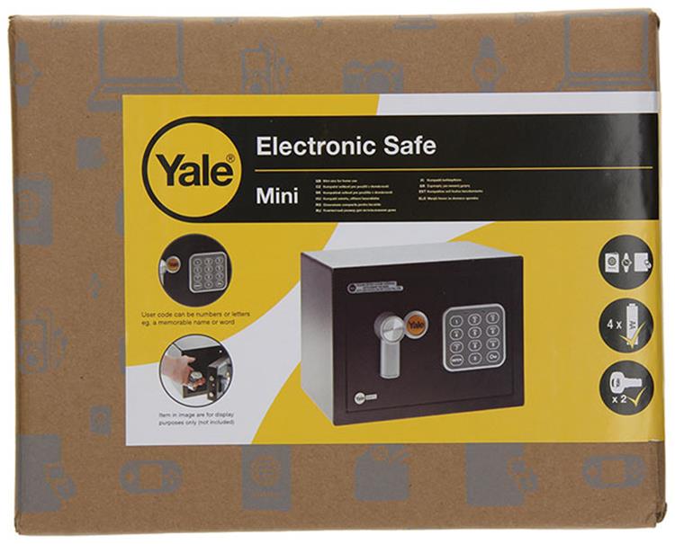 Load image into Gallery viewer, Yale 1047115 - value safe mini zwart | 1 stuks