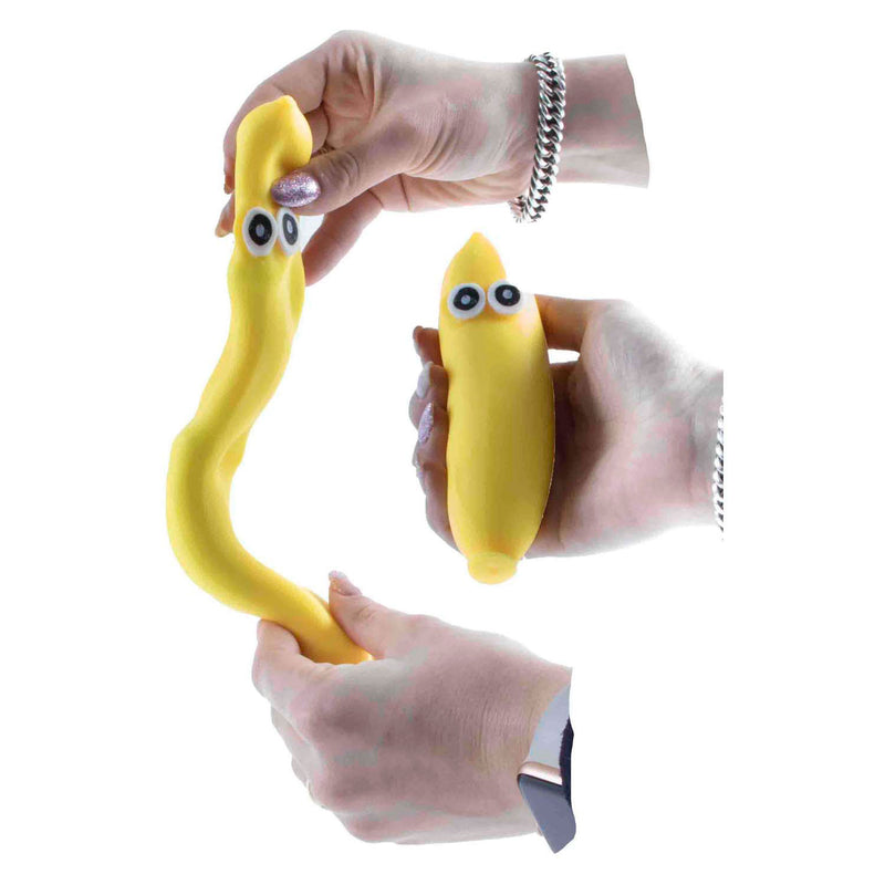 Load image into Gallery viewer, Jono toys squeeze funny bananas anti-stress stretch knijpfiguur, 12st.