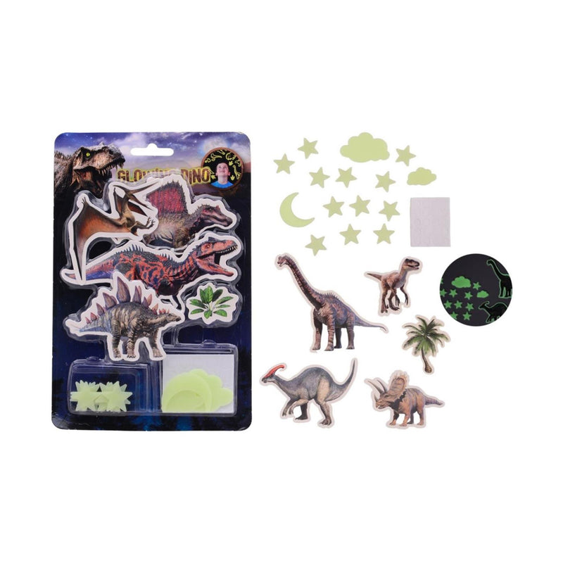 Load image into Gallery viewer, Johntoy glow dino muurstickers