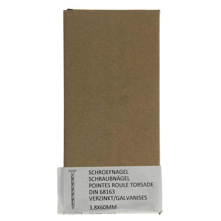 Afbeelding laden in galerijviewer, 1013897 - 1 kg schroefspijkers verzinkt 3,8x60mm | 4 stuks