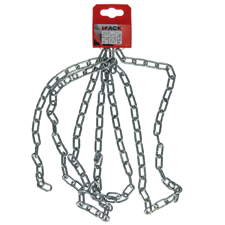 Load image into Gallery viewer, Mack 1004995 - ketting schakel kort din5685-2ø 3mm l 16mm 2m wwl 40 kg | 5 stuks