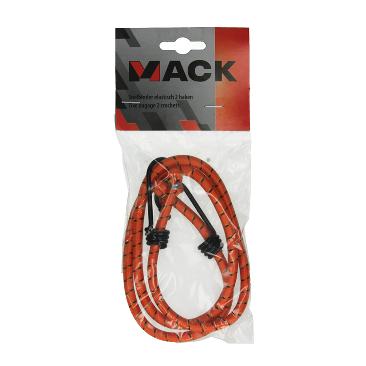 Load image into Gallery viewer, Mack 1006828 - snelbinder elastisch 2 haken rood | 5 stuks