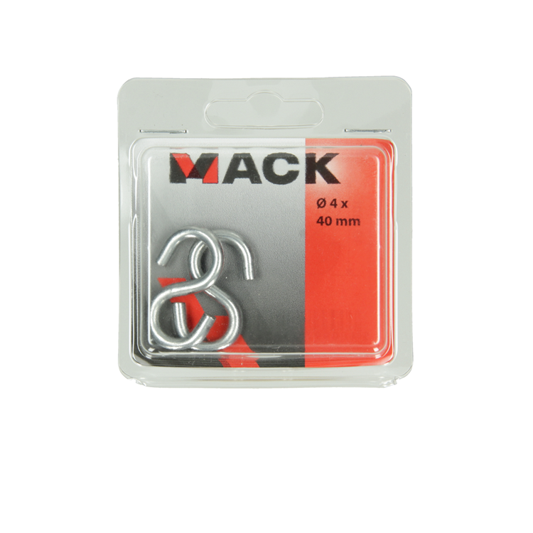 Load image into Gallery viewer, Mack 1006852 - 2 open s-haken verzinkt bl 4,0x35mm | 5 stuks